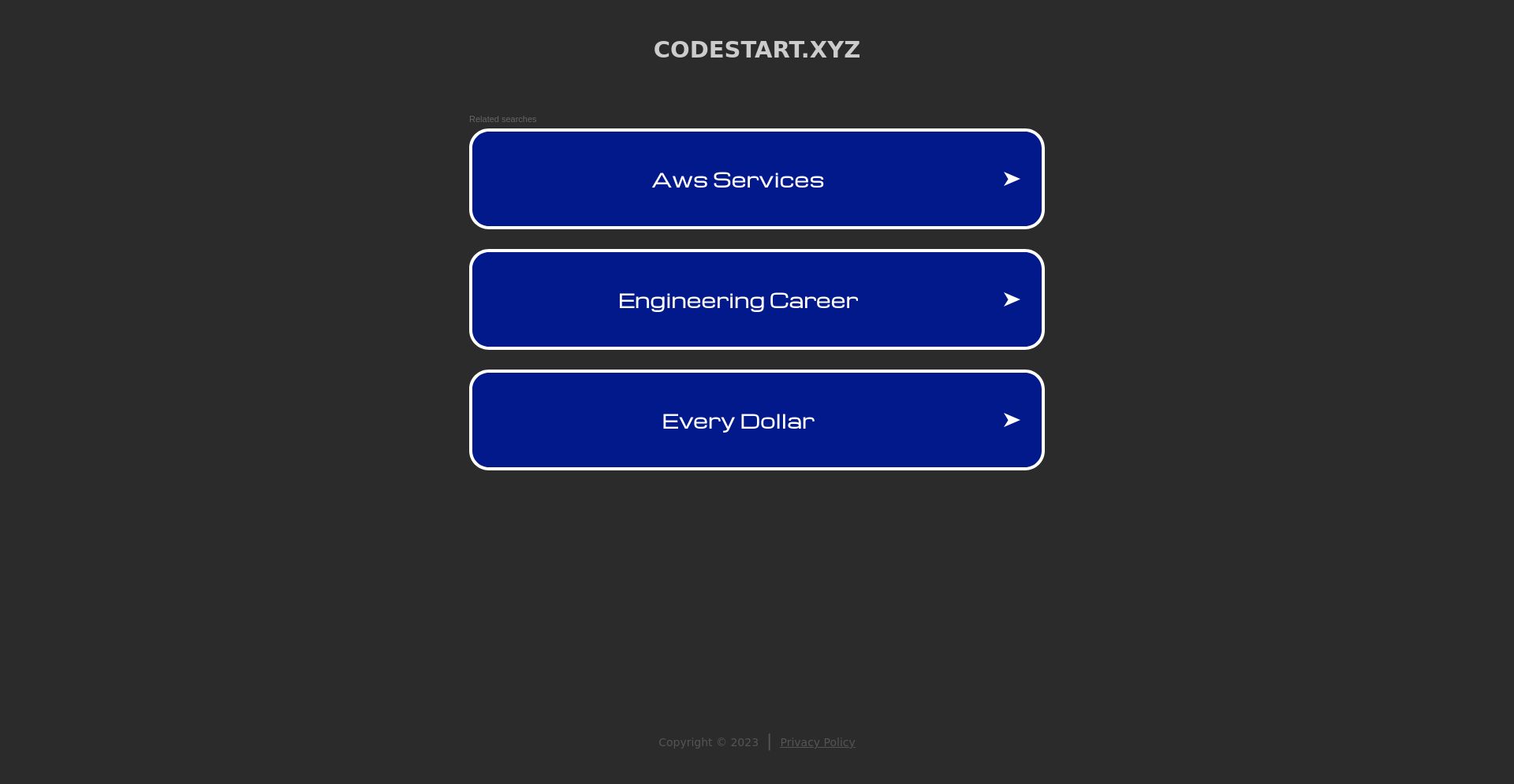 codeStarter - website homepage screenshot