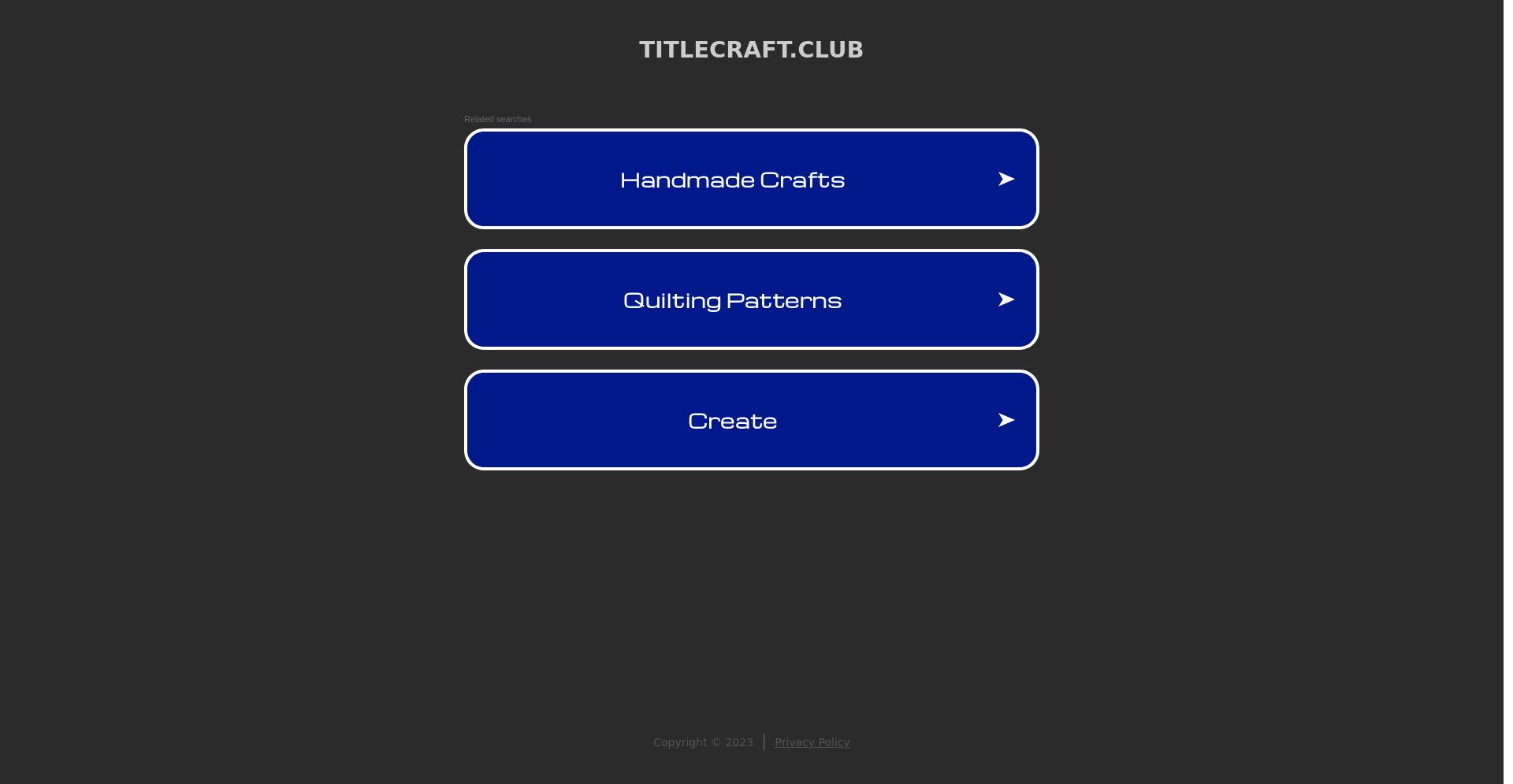 TitleCraft - website homepage screenshot